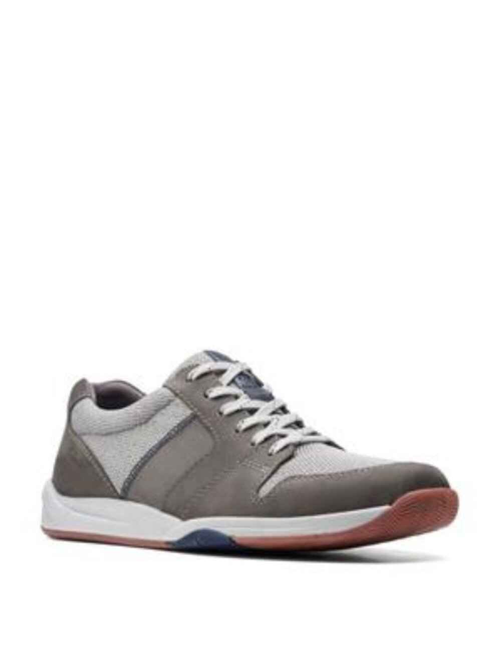 **SALE** Clark's Men's Langton Lace Sneaker, Grey Combi Nubuck 2127